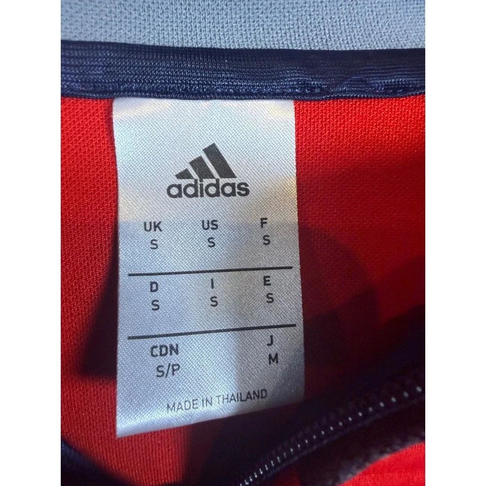 Adidas NBA Washington Wizards Full Zip Hoodie Red Mens Small Jacket Basketball